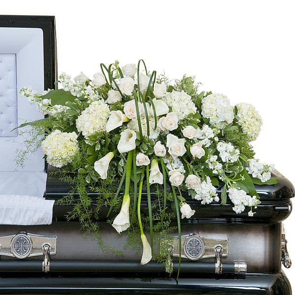 ELEGANT LOVE CASKET SPRAY